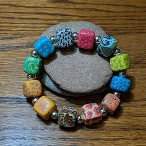 🌺Viva beads patterned bracelet